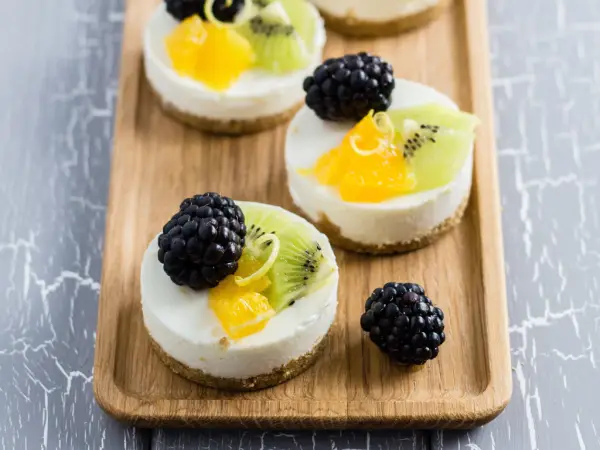 mini cheesecakes with SKYR and fresh fruit mini-cheesecake.jpg